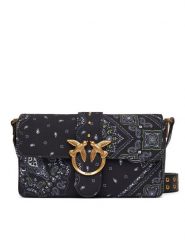 PINKO Torebka Love One Classic Slouchy Fl PE 25 PLTT 104524 A2AS Czarny. Czarne torebki klasyczne Pinko, bez wzorów, z materiału, bez dodatków. Za 1,309.00 zł.