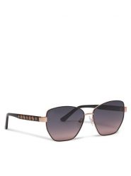 Guess Okulary przeciwsłoneczne GU00102 Czarny. Czarne okulary przeciwsłoneczne Guess, z aplikacjami, z tworzywa sztucznego, plastikowe. Za 339.99 zł.