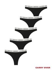 Bjorn_borg LOGO THONG 5p stringi MULTIPACK 1. Stringi Björn Borg, bez wzorów. Za 312.50 zł.