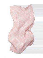 Chusta damska WINGS 180x90 cm różowy wzór bandana. Czerwone chusty Wings, na lato, bez wzorów, z bawełny, eleganckie. Za 59.90 zł.