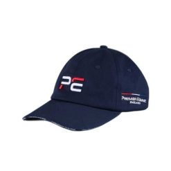 Czapka z daszkiem Premier Equine. Niebieskie czapki z daszkiem PREMIER EQUINE, bez wzorów, eleganckie. Za 63.00 zł.