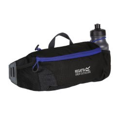 Torebka nerka Blackfell z bidonem czarna. Czarne nerki i saszetki Regatta, bez wzorów, z poliesteru, sportowe, bez dodatków. W wyprzedaży za 104.99 zł.
