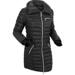 Kurtka pikowana outdoorowa bonprix czarny. Czarne kurtki bonprix, bez wzorów, bez kaptura. Za 199.99 zł.