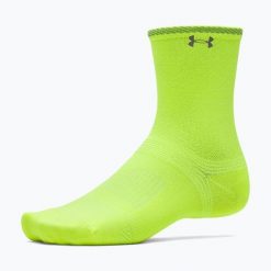 Skarpety Under Armour Velociti Lite Crew. Żółte skarpetki Under Armour, bez wzorów. Za 47.99 zł.