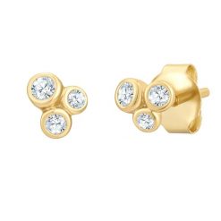 Glanzstücke München Ohrstecker Damen Ohrringe Sterling Silber Silberohrstecker en Ohrstecker en Damen Ohrringe Sterling Silber Kolczyki 1 ct Damski. Białe kolczyki Glanzstücke München, z cyrkonią, pozłacane. Za 179.99 zł.