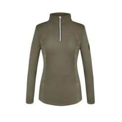 Bluzka techniczna do jazdy konnej JD ATTACK Cecile z długim rękawem. Zielone bluzki JD ATTACK, m, bez wzorów, bez kołnierzyka, bez ramiączek. Za 199.00 zł.