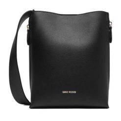 Torebka GINO ROSSI. Czarne listonoszki Gino Rossi, bez wzorów, bez dodatków. Za 249.99 zł.