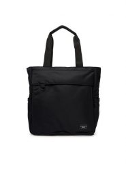 Guess Jeans Torebka M6RZ00 WK512 Czarny. Czarne shopper bag Guess Jeans, z aplikacjami, z jeansu, bez dodatków. Za 299.99 zł.