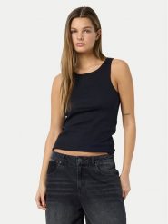 Noisy May Top Maya 27033135 Czarny Tight Fit. Czarne topy Noisy May, xl, bez wzorów, z bawełny, bez kołnierzyka, bez ramiączek. Za 49.99 zł.