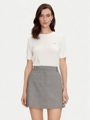 Tommy Hilfiger Sweter WW0WW38724 Écru Regular Fit. Swetry Tommy Hilfiger, m, bez wzorów, z bawełny, bez ramiączek. Za 229.99 zł.