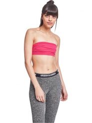 Urban Classics Top w kolorze różowym rozmiar: L. Różowe topy Urban Classics, l, bez wzorów, z bawełny, bez kołnierzyka, bez ramiączek. Za 6.55 zł.