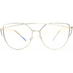 Złote Okulary Love Divine. Okulary przeciwsłoneczne marki Kazar. Za 24.99 zł.