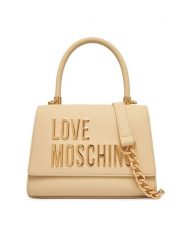 LOVE MOSCHINO Torebka JC4024PP1OKD0129 Beżowy. Brązowe torebki klasyczne Love Moschino, bez wzorów, ze skóry, bez dodatków. Za 1,009.00 zł.