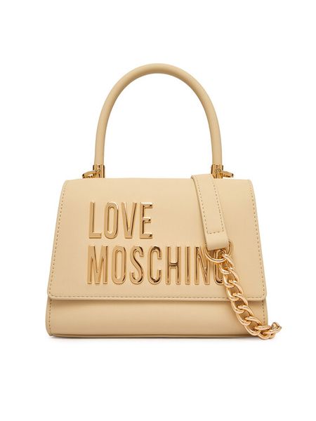 LOVE MOSCHINO Torebka JC4024PP1OKD0129 Beżowy. Brązowe torebki klasyczne Love Moschino, bez wzorów, ze skóry, bez dodatków. Za 1,009.00 zł.