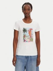 Liu Jo T-Shirt WA5239 JS923 M9565 Biały Regular Fit. Białe t-shirty Liu Jo, l, bez wzorów, z bawełny, bez kołnierzyka, bez ramiączek. Za 319.99 zł.