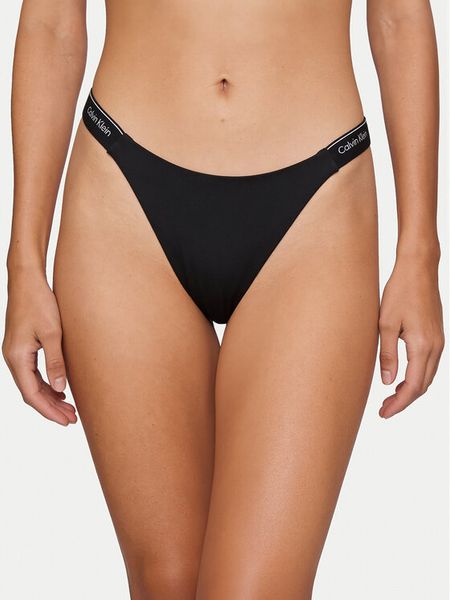 Calvin Klein Swimwear Dół od bikini LV00Q61206 Czarny. Czarne bikini Calvin Klein Swimwear, bez wzorów, z syntetyku. Za 177.99 zł.