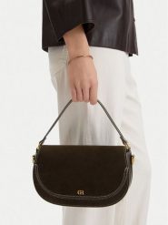 GINO ROSSI Torebka EO-LUIZA Brązowy. Brązowe torebki klasyczne Gino Rossi, bez wzorów, ze skóry, bez dodatków. Za 299.99 zł.