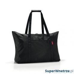 Torba podróżna Reisenthel Mini Maxi Travelbag Black. Czarne torby podróżne Reisenthel, bez wzorów, z poliesteru, na ramię. W wyprzedaży za 108.90 zł.