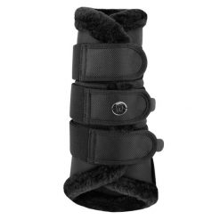 Buty ujeżdżeniowe dla koni Waldhausen Comfort. Czarne buty treningowe WALDHAUSEN, bez wzorów, bez zapięcia, do jazdy konnej. Za 238.00 zł.