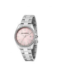 KARL LAGERFELD Zegarek R0553101512 Srebrny. Szare, analogowe zegarki KARL LAGERFELD, srebrne. Za 699.99 zł.