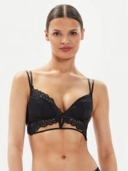 Hunkemöller Biustonosz braletka Lainey 205441 Czarny. Czarne biustonosze Hunkemöller, bez wzorów, z syntetyku. Za 99.99 zł.