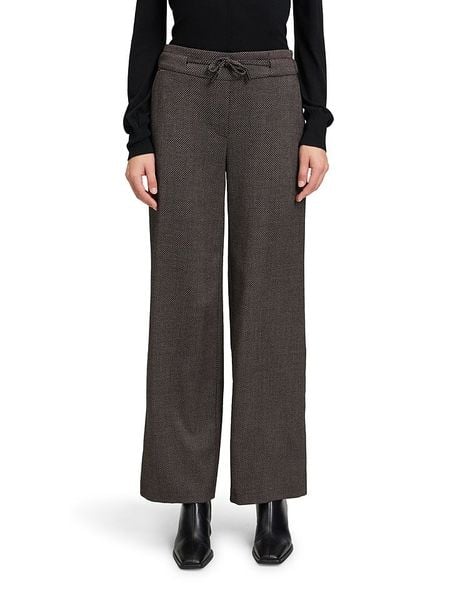 BETTY & CO Spodnie w kolorze szarobrązowo-czarnym rozmiar: 36. Czarne spodnie materiałowe Betty & Co, bez wzorów, z materiału. Za 114.17 zł.