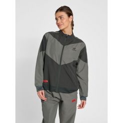 Damska bluza dresowa Hummel Pro Grid. Szare bluzy Hummel, na jesień, l, bez wzorów, z dresówki, klasyczne, bez ramiączek, bez kaptura. Za 256.85 zł.