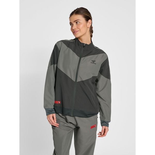 Damska bluza dresowa Hummel Pro Grid. Szare bluzy Hummel, na jesień, l, bez wzorów, z dresówki, bez kaptura, do piłki nożnej. Za 252.00 zł.