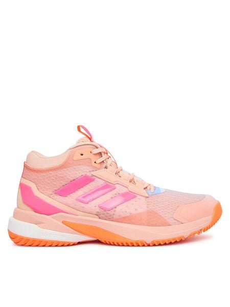 Adidas Buty halowe Crazyflight 6 Mid KI8513 Różowy. Czerwone buty treningowe adidas, bez wzorów, z materiału, bez zapięcia. Za 597.99 zł.