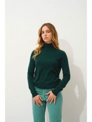 AUTHENTIC CASHMERE Kaszmirowy sweter "Eileen" w kolorze ciemnozielonym rozmiar: XL. Zielone swetry AUTHENTIC CASHMERE, xl, bez wzorów, z kaszmiru, bez ramiączek. Za 269.18 zł.