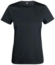 Clique Basic Active-T Women – sportowa koszulka z poliestru. Czarne t-shirty sportowe CLIQUE, m, bez wzorów, z poliesteru, bez ramiączek. Za 103.67 zł.