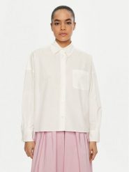 Weekend Max Mara Koszula Aureo 2515111071 Biały Oversize. Białe koszule Weekend Max Mara, bez wzorów, z bawełny, bez kołnierzyka, bez ramiączek. Za 919.99 zł.