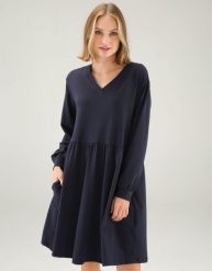 Bawełniana sukienka mini. Sukienki Unisono, l, bez wzorów, z bawełny, bez kołnierzyka, bez ramiączek, mini. Za 149.00 zł.