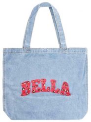 Zwillingsherz Shopper bag "Bella" w kolorze błękitnym - 42 x 40 cm rozmiar: onesize. Niebieskie shopper bag Zwillingsherz, bez wzorów, z materiału, na ramię, bez dodatków. Za 127.35 zł.