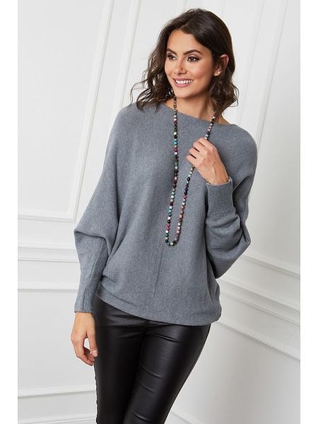 Joséfine Sweter "Dragor" w kolorze szarym rozmiar: XL. Szare swetry Joséfine, xl, bez wzorów, z kaszmiru, bez ramiączek. Za 165.99 zł.