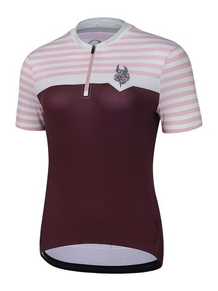 Protective Koszulka kolarska w kolorze czerwono-jasnoróżowym rozmiar: 48. Czerwone t-shirty sportowe Protective, bez wzorów, z materiału, bez ramiączek, rowerowe. Za 146.95 zł.