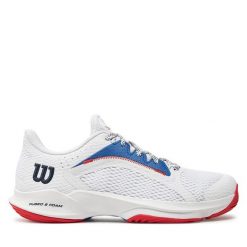 Buty do tenisa Wilson. Białe buty treningowe Wilson, bez wzorów, bez zapięcia, tenisowe. Za 599.99 zł.