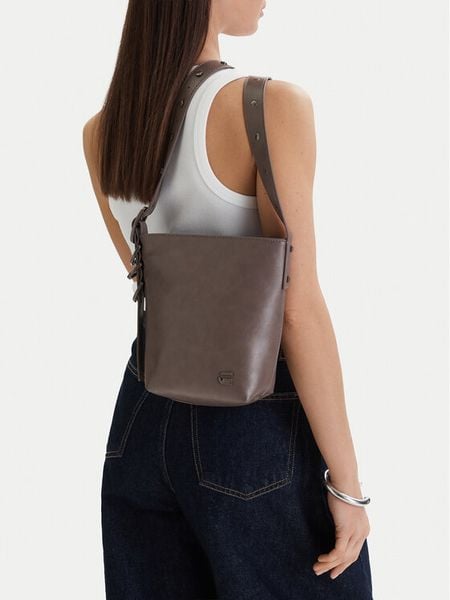 G-Star Raw Torebka EO-LDA8713 Beżowy. Brązowe listonoszki G-Star, bez wzorów, z materiału, retro, bez dodatków. Za 90.99 zł.