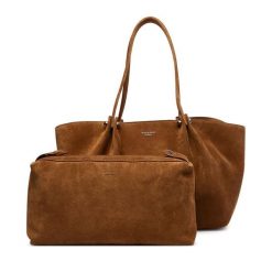 Torebka Weekend Max Mara. Brązowe torebki klasyczne Weekend Max Mara, bez wzorów, klasyczne, bez dodatków. Za 2,729.00 zł.