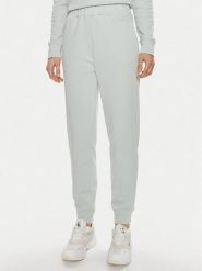 Calvin Klein Spodnie dresowe Micro Logo K20K206632 Zielony Regular Fit. Zielone spodnie dresowe Calvin Klein, bez wzorów, z bawełny. Za 299.99 zł.