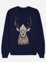 WOOOP Bluza "Outside" w kolorze granatowym rozmiar: XS. Niebieskie bluzy bez kaptura Wooop, xs, bez wzorów, z bawełny, bez kaptura. Za 100.99 zł.