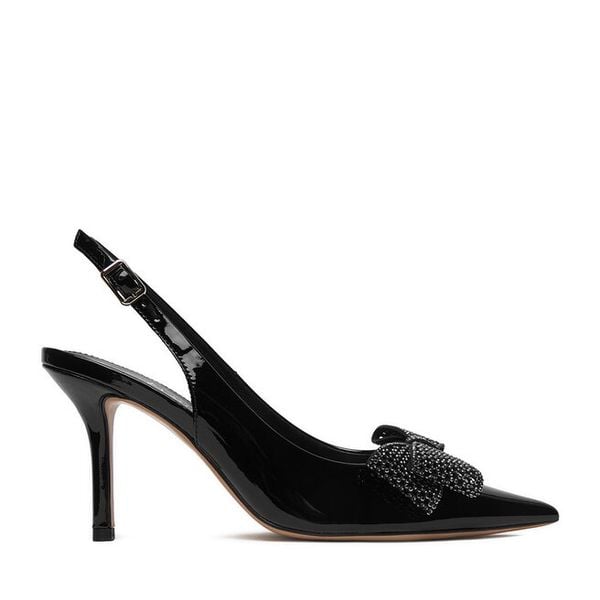 Szpilki Eva Minge. Czarne szpilki Eva Minge, bez wzorów, bez obcasa, na szpilce, bez zapięcia. Za 399.99 zł.