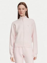 Guess Bluza V2YQ17 K7UW2 Różowy jasny Regular Fit. Czerwone bluzy Guess, l, z aplikacjami, z wiskozy, bez kaptura. Za 364.99 zł.