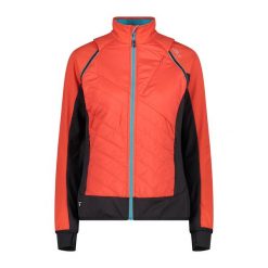 Kurtka damska z odpinanymi rękawami CMP hybrid. Czarne kurtki przejściowe sportowe CMP, bez wzorów, z softshellu, bez kaptura, trekkingowe. Za 456.40 zł.