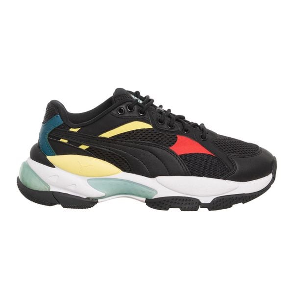 PUMA LQD Cell Epsilon ZLN 0784 — Tenisówki Unisex. Czarne trampki sportowe Puma, bez wzorów, ze skóry, bez zapięcia, tenisowe. Za 328.99 zł.