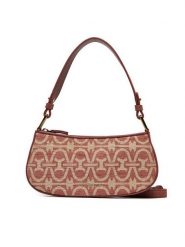 Coccinelle Torebka RRR Merveille Winter Monogram E5 RRR 52 01 01 Różowy. Czerwone torebki klasyczne Coccinelle, bez wzorów, z materiału, bez dodatków. Za 899.99 zł.