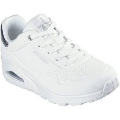Buty sportowe damskie Skechers Uno Golden Air. Białe buty treningowe Skechers, bez wzorów, bez zapięcia. Za 390.00 zł.
