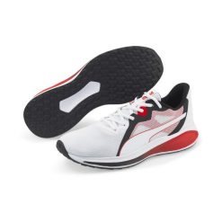 Buty do bieganie damskie PUMA Twitch Runner. Czarne buty do biegania Puma, bez wzorów, z materiału, bez zapięcia, do biegania. Za 271.11 zł.