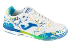 Buty halowe do piłki nożnej unisex, Top Flex Rebound Amandinha 26 TORW IN. Białe buty treningowe Joma, bez wzorów, z materiału, przed kostkę, bez zapięcia, do piłki nożnej. Za 399.99 zł.