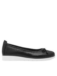 Clara Barson Baleriny WYL3650-3 Czarny. Czarne baleriny Clara Barson, bez wzorów, ze skóry, bez obcasa, bez zapięcia. Za 99.99 zł.